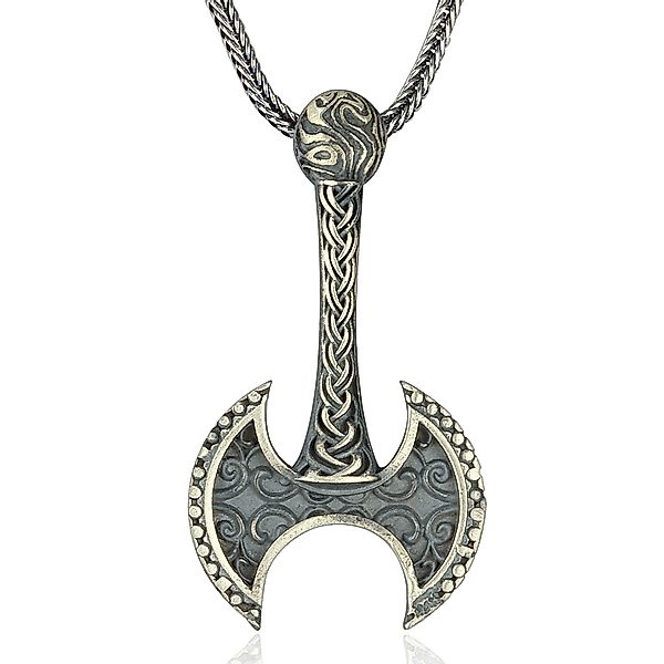 NAHLE Kette mit Anhänger Silber Wikinger günstig online kaufen
