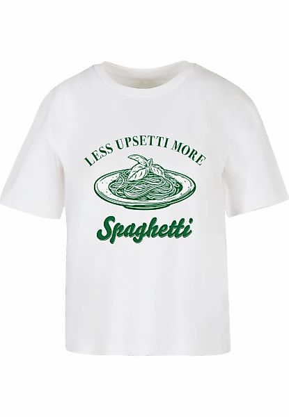 Miss Tee T-Shirt "Miss Tee Less Upsetti Tee" 1 Stk. günstig online kaufen