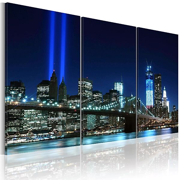 Wandbild - Blaue Lichter von New York günstig online kaufen