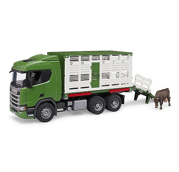 Bruder® Spielzeug-LKW 03548 Scania Super 560R Tiertransport-LKW, mit 1 Rind günstig online kaufen