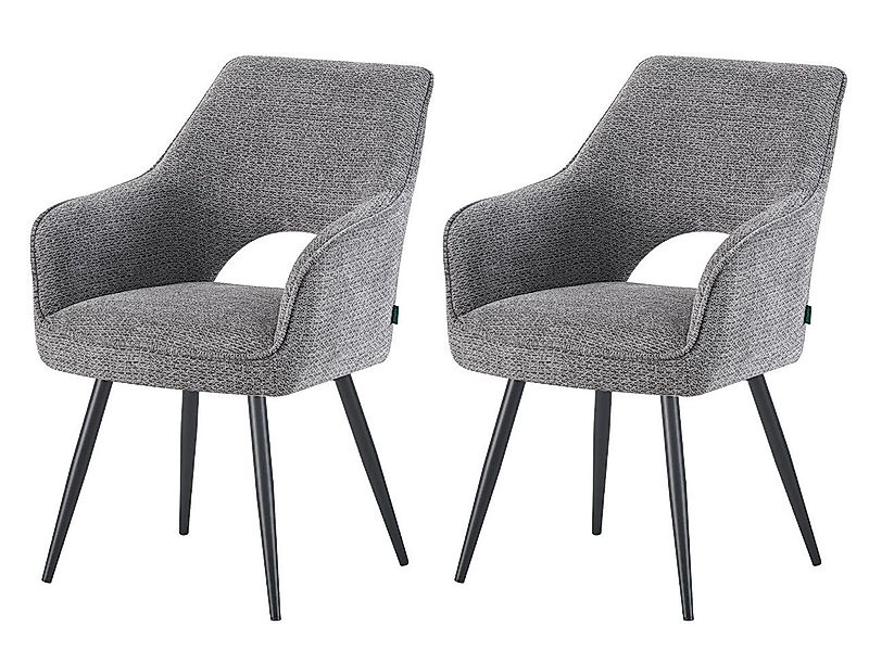 DUBI Möbel 4-Fußstuhl THOMAS-RAYA 2er-Set, verschiedene Gestelle, Federkern günstig online kaufen