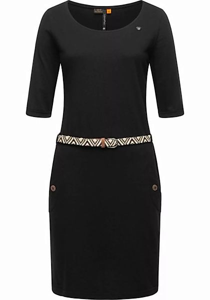 Ragwear Shirtkleid "Tannya Solid", (2 tlg.), stylisches Damenkleid mit Gürt günstig online kaufen