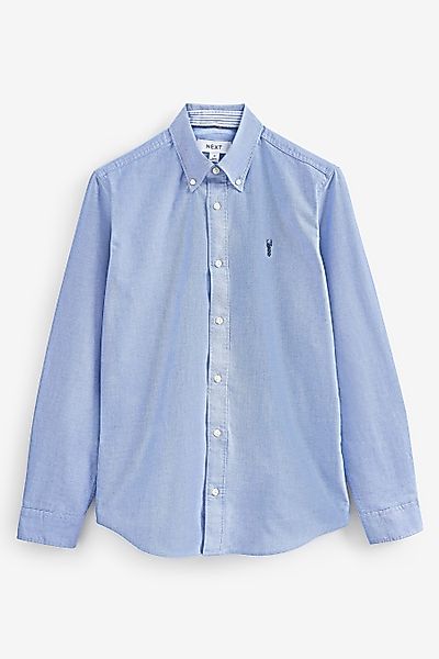 Next Langarmhemd Langärmeliges Slim Fit Oxfordhemd günstig online kaufen