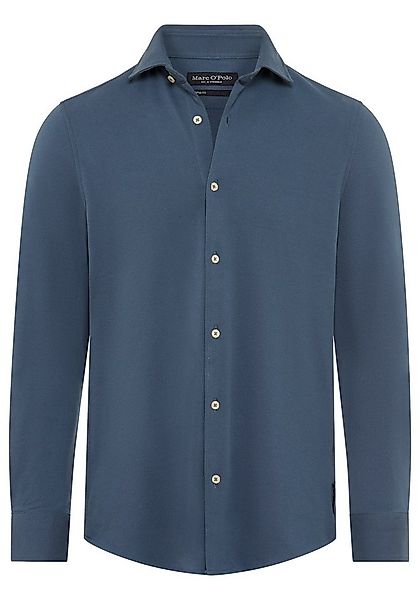 Marc O'Polo Langarmhemd Shaped Fit, mit feiner Piqué-Struktur günstig online kaufen