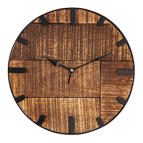 Amagohome Wanduhr Wanduhr Holz ø 30 günstig online kaufen