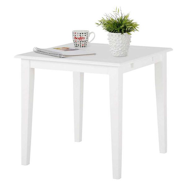 Küchentisch 75 cm hoch Weiß günstig online kaufen