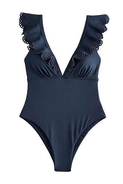 Next Badeanzug Bauchweg-Badeanzug mit Rüschen und Ausschnitt (1-St) günstig online kaufen