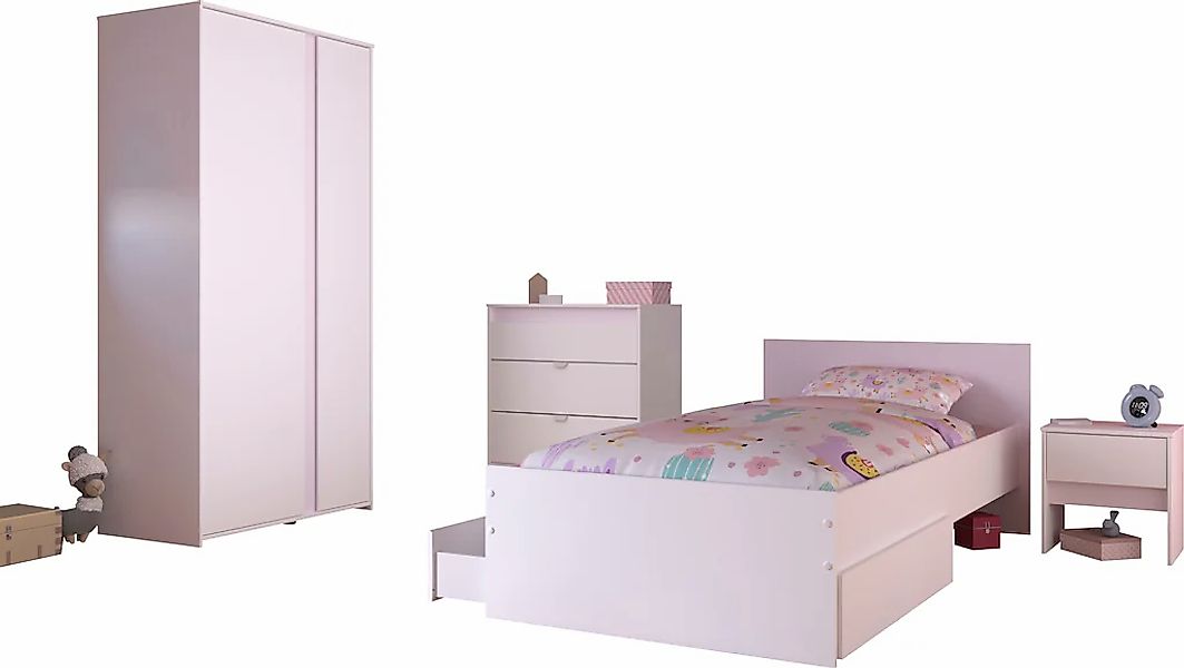 Parisot Jugendzimmer-Set Pirouette 22 in weiß günstig online kaufen