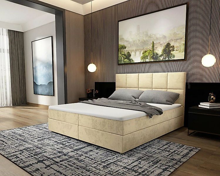 Sofa Dreams Boxspringbett Oeste (Designerbett Bett, inklusive Topper und Ma günstig online kaufen