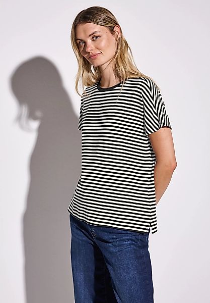 STREET ONE T-Shirt, aus strecthigem Viskosematerial günstig online kaufen