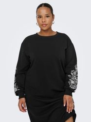 ONLY CARMAKOMA Sweatkleid CARJENNA LS O-NECK günstig online kaufen