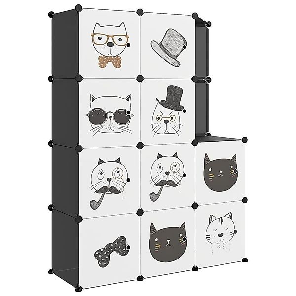 vidaXL Schuhregal Kinderschrank Modular mit 10 günstig online kaufen