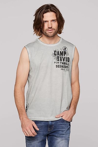CAMP DAVID Tanktop, mit Oil-Dyed-Färbung günstig online kaufen