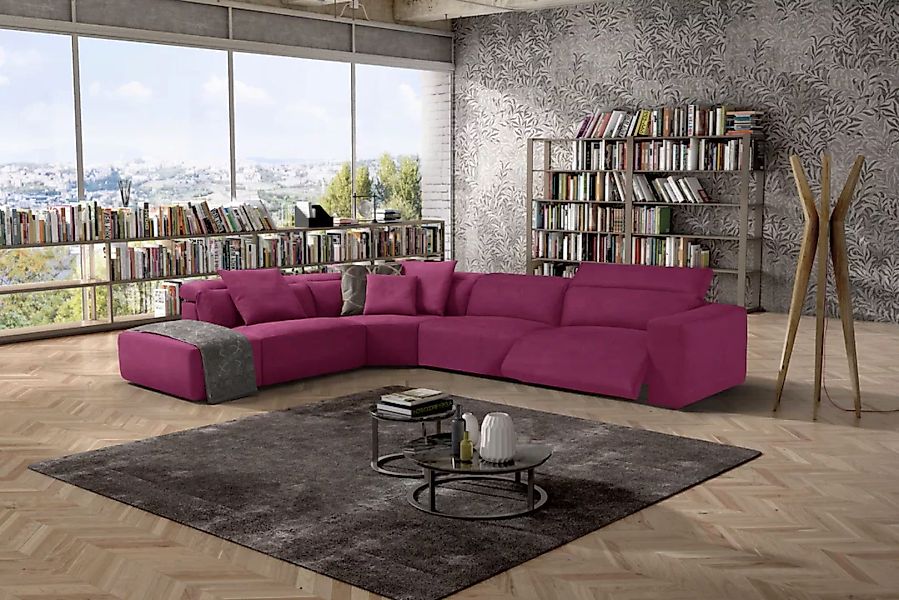 Egoitaliano Ecksofa "Beverly, extravangantes Designsofa mit erstklassigem S günstig online kaufen