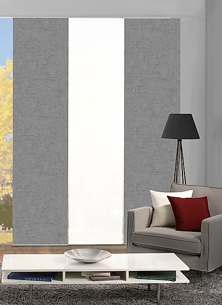 HOME WOHNIDEEN Schiebegardine "PIVE 3er SET" Paneelwagen 3 Stk. tlg. Schieb günstig online kaufen