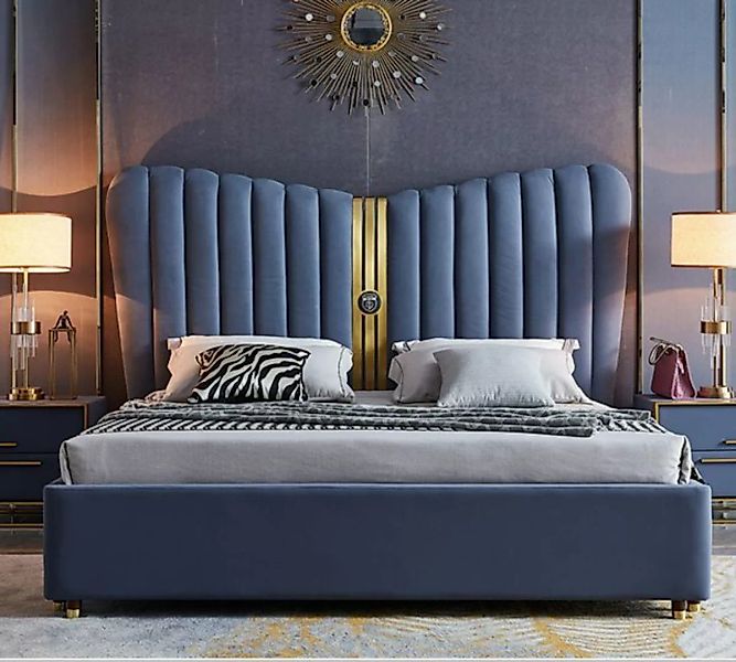 JVmoebel Bett, Bett Polster Design Luxus Hotel Betten Ehe 150/180cm Schlaf günstig online kaufen