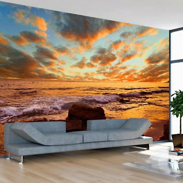 artgeist Fototapete Am Meer in der Türkei mehrfarbig Gr. 200 x 154 günstig online kaufen