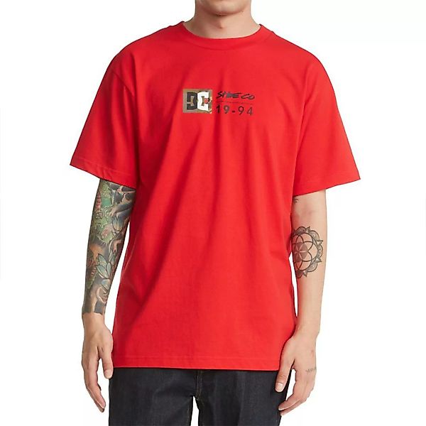 Dc Shoes Dc Split Star Kurzärmeliges T-shirt M Racing Red günstig online kaufen