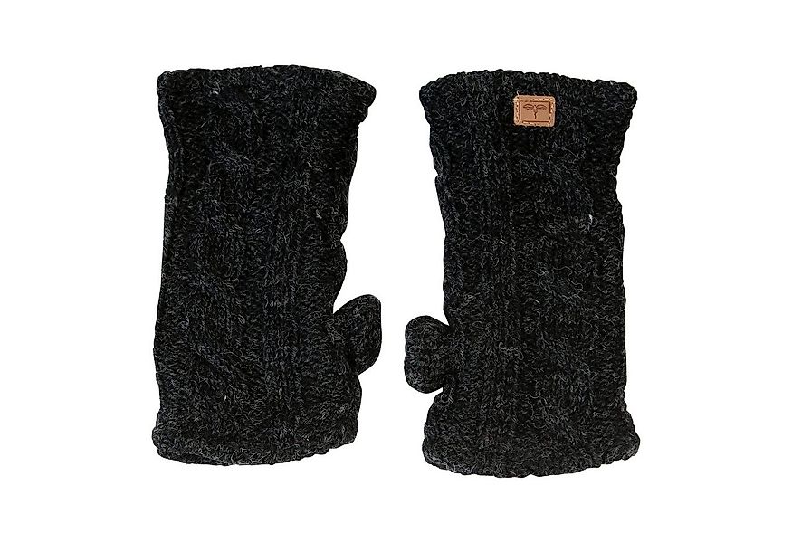 BUDDHA arts&more Armstulpen Pulswärmer Armstulpen Zopfmuster mit Daumen Han günstig online kaufen