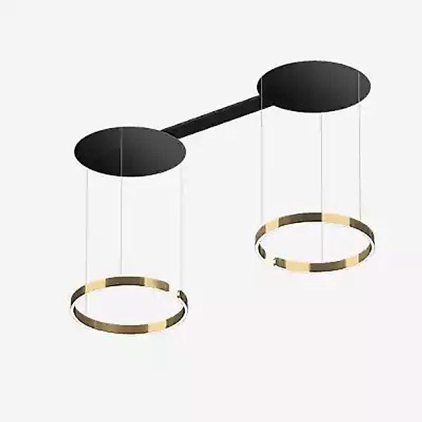 Occhio Mito Sospeso Due 60 Variabel Wide Pendelleuchte LED, Kopf bronze/Bal günstig online kaufen