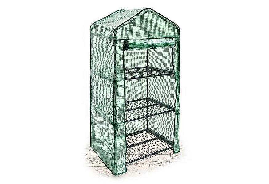 relaxdays Blumenkasten Foliengewächshaus mit PE Gitterfolie, 3 günstig online kaufen