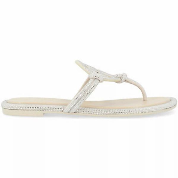 Tory Burch  Sandalen Sandale Miller Weiches Grau mit Strasssteinen günstig online kaufen