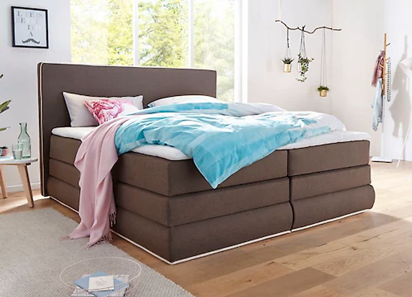 COLLECTION AB Boxspringbett »Ninoni«, inkl. Bettkasten, Topper und wahlweis günstig online kaufen