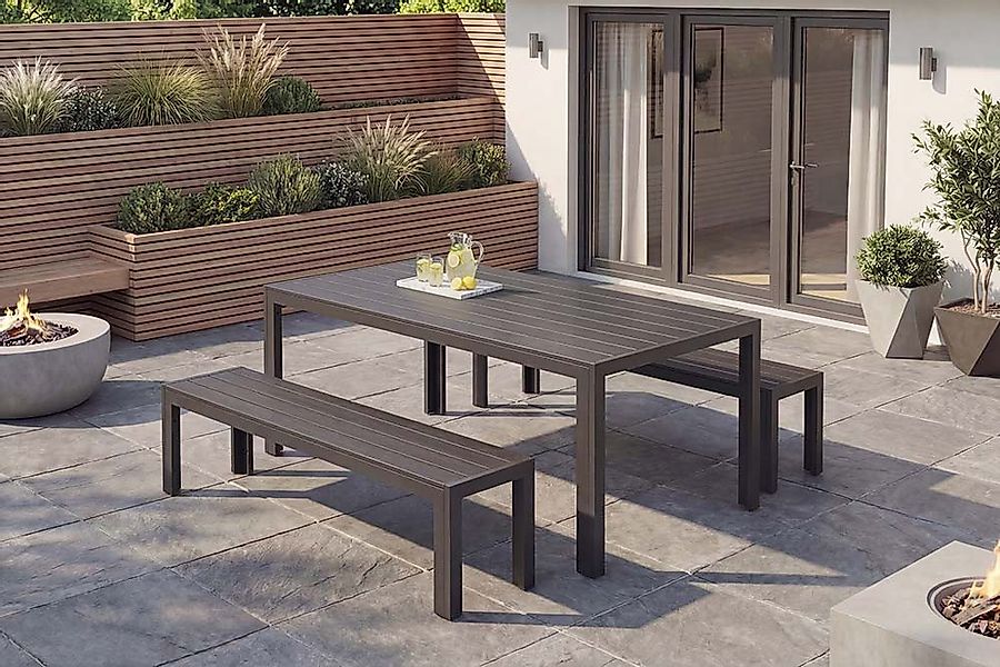 riess-ambiente Gartentisch DESIGNO 205cm anthrazit / schwarz (Einzelartikel günstig online kaufen
