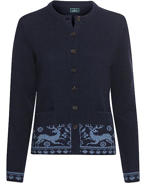 Luis Steindl Strickjacke Strickjacke mit Jacquard-Muster günstig online kaufen