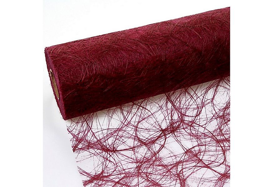 Deko AS Tischläufer Sizoweb Tischband bordeaux 20 cm Rolle 25 Meter - 64 01 günstig online kaufen