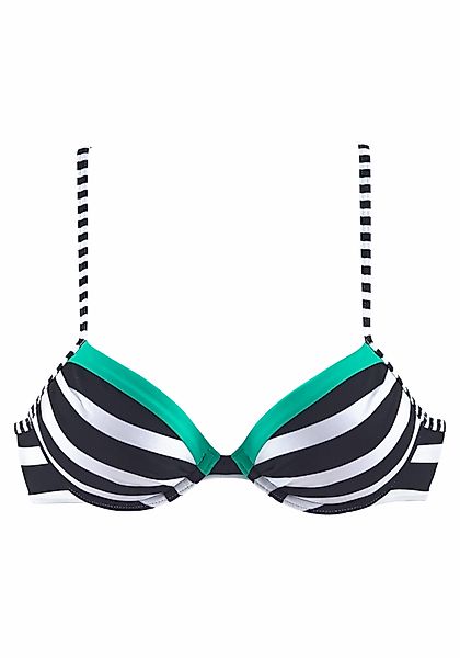 KangaROOS Push-Up-Bikini-Top "Anita", im sportlichen Blockstreifendesign günstig online kaufen