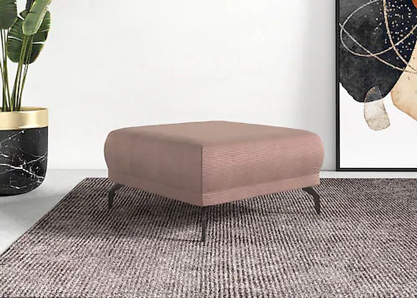 Home affaire Hocker »Coco« Cord-Bezug in 2 Ausführungen, Füßen 15 cm hoch günstig online kaufen