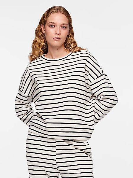 pieces Sweatshirt PCCHILLI LS SWEAT STRIPES günstig online kaufen