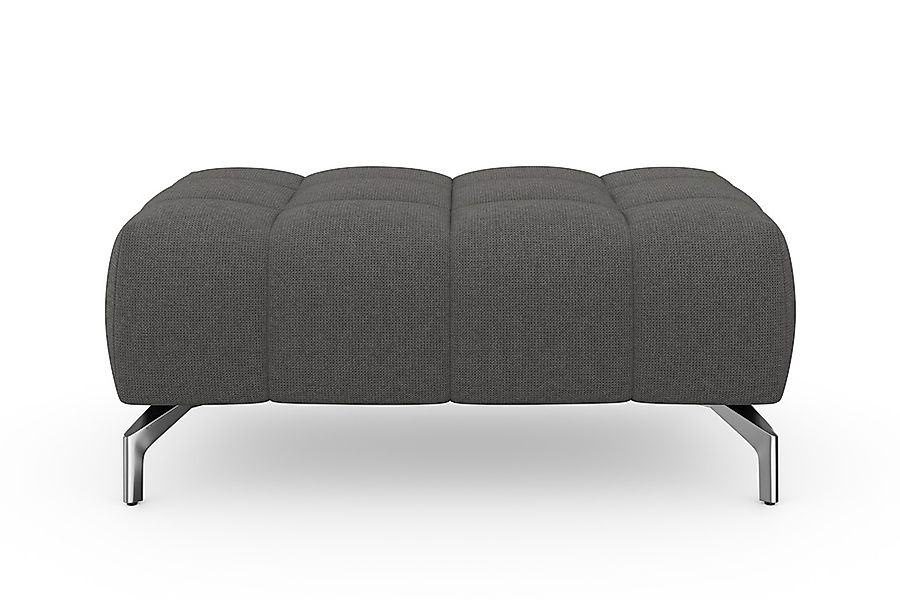sit&more Hocker »Cool«, mit silberfarbenen Füßen günstig online kaufen