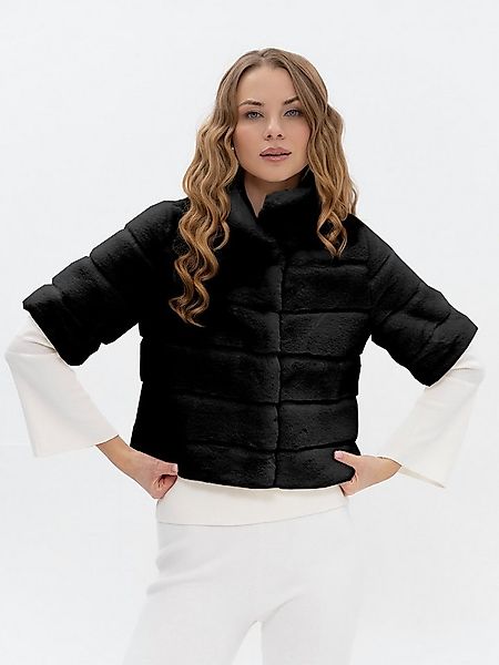Passioni Fellimitatjacke Cropped 3/4 Arm günstig online kaufen