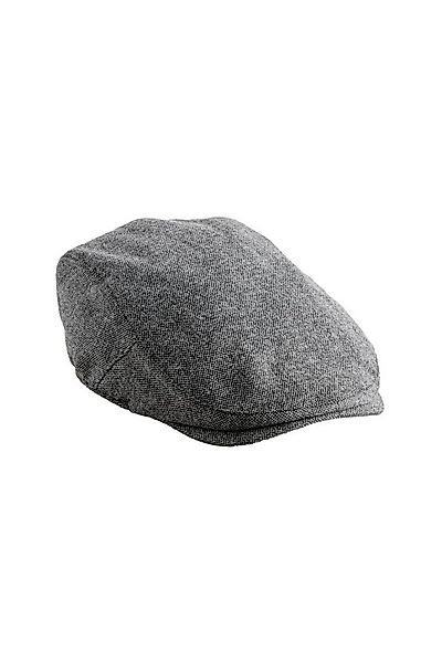 Next Schiebermütze Flaches Cap mit Fischgrätenmuster (1-St) günstig online kaufen