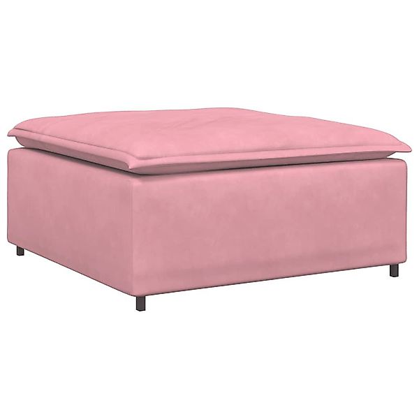 vidaXL Sofaelement Modulares Sofa Fußhocker-Modul Rosa günstig online kaufen