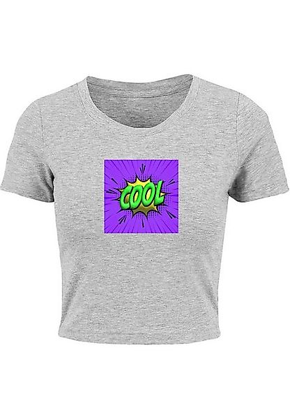 Merchcode T-Shirt Merchcode Damen Ladies COOL Comic Cropped Tee (1-tlg) günstig online kaufen