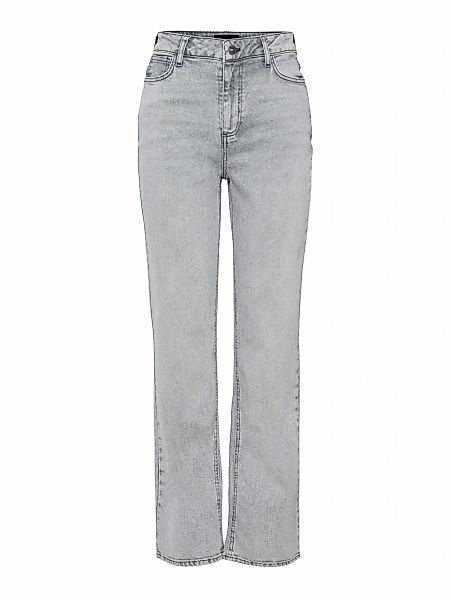 pieces Straight-Jeans "PCKELLY HW STRAIGHT JEANS LG NOOS BC" günstig online kaufen