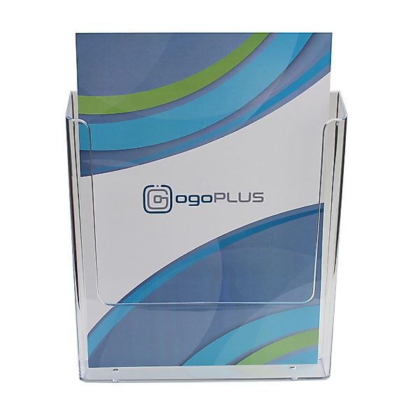 ogoPLUS Zeitungsständer DIN A4 Wandprospekthalter Hochformat, günstig online kaufen