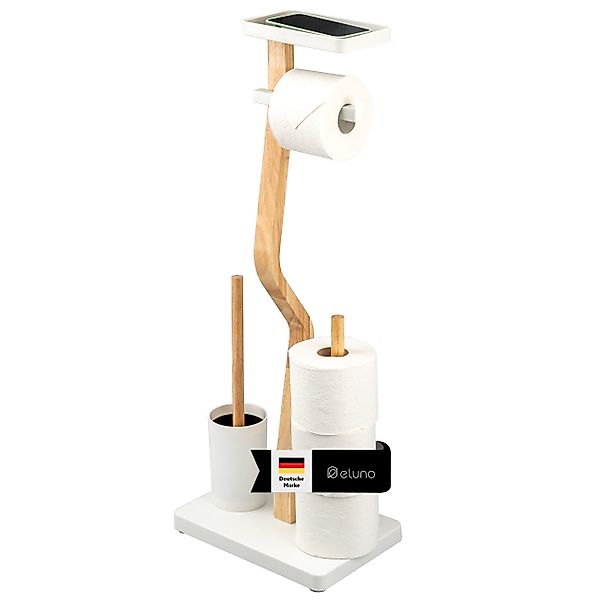 eluno WC-Garnitur freistehend, aus FSC-zertifiziertem Holz günstig online kaufen