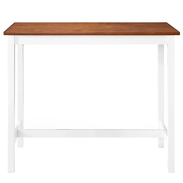 vidaXL Bartisch Massivholz 108 x 60 x 91 cm günstig online kaufen