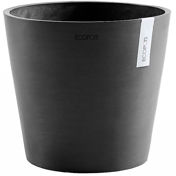 Ecopots Pflanztopf Amsterdam Ø 40 cm x 35 cm Grau günstig online kaufen