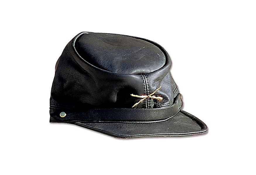 Stars & Stripes Army Cap US Cavalry aus Leder, größenverstellbar günstig online kaufen