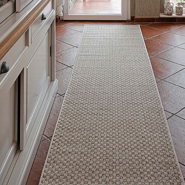 Wecon home Teppich "Buhai" rechteckig 3 mm Höhe ultraflacher Schmutzfangläu günstig online kaufen