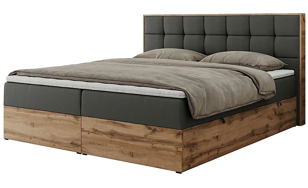 Boxbett mit Bettkasten Albero 1 ¦ grau ¦ Maße (cm): B: 148 H: 104 Betten > günstig online kaufen