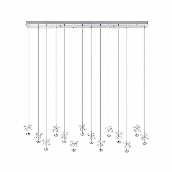 EGLO Stars Of Light LED-Hängelampe Pianopoli chrom, L. 140cm günstig online kaufen