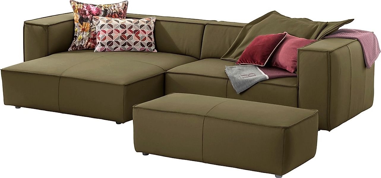 W.SCHILLIG Ecksofa »around-the-block, modern und elegant, bequem, L-Form«, günstig online kaufen