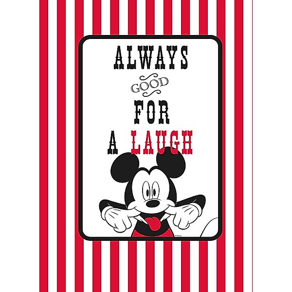 Komar Wandbild Mickey Mouse Lines 40 x 50 cm günstig online kaufen