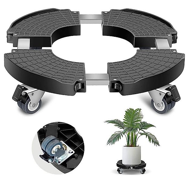 NUODWELL Pflanzenroller Pflanzenroller Blumenroller Außen 39-54cm 200kg Tra günstig online kaufen